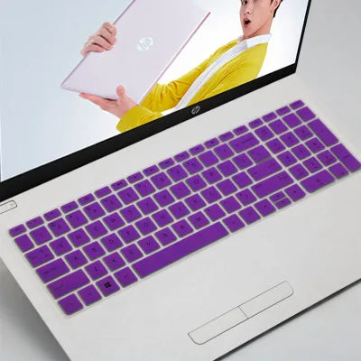 15 15.6 inch Silicone Laptop Keyboard Cover Protector Skin For HP ENVY X360 15-bd001TX PAVILION 15-CB073TX / CB075TX Notebook