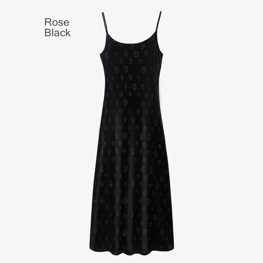 Noah The Flood- velvet woman clothes adjustable strap dress + basic tops + cardigan + sleeveless dress (ship out in 1 day)