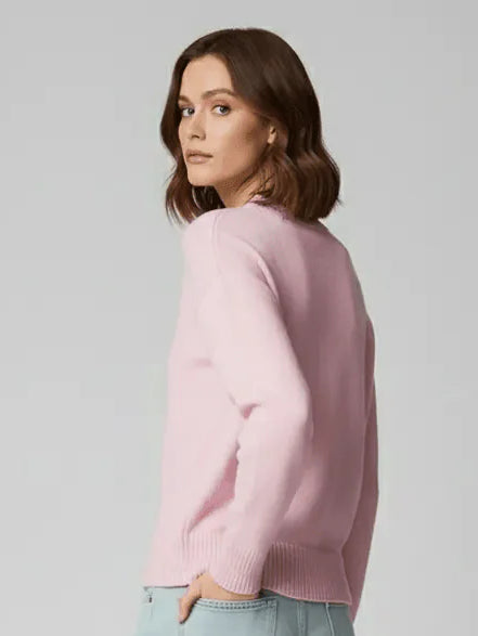 Deidra Crew Neck Pullover Sweater