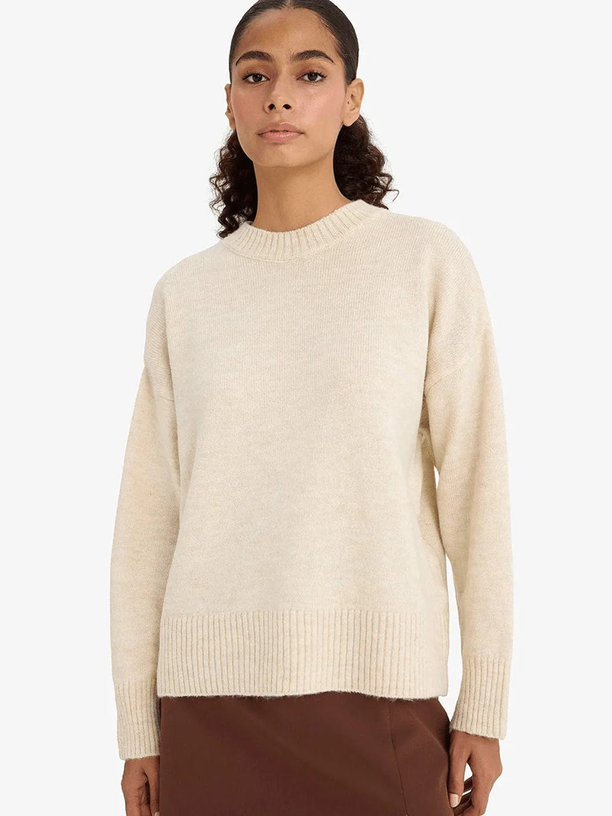 Deidra Crew Neck Pullover Sweater